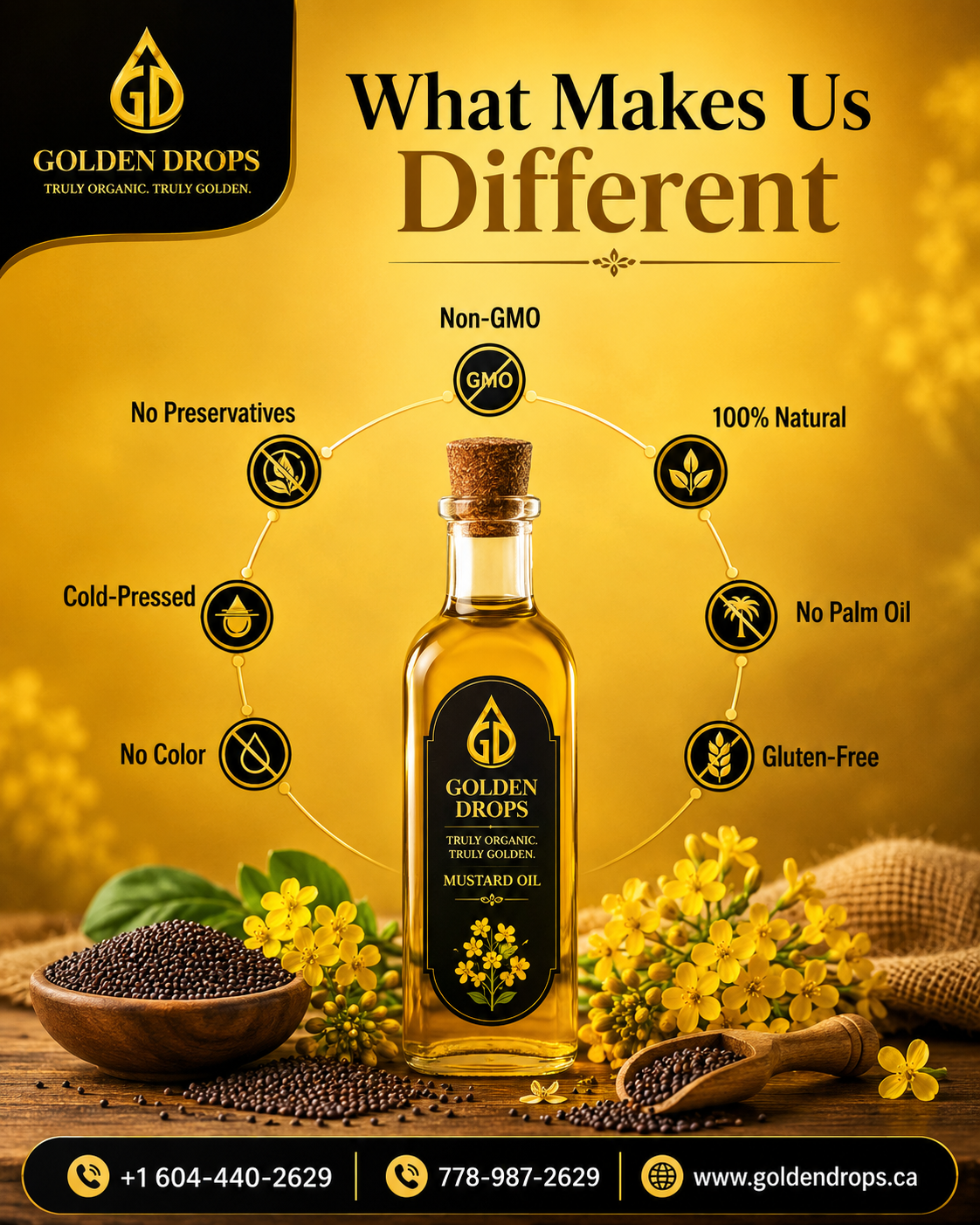 Golden Drops what makes us different social post